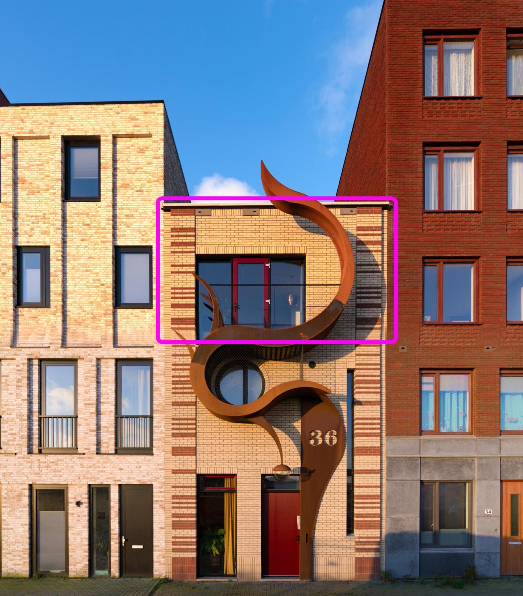 Huis Met De Krul Amsterdam Esterno foto
